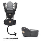 Canguru Ergonômico Lequeen Passeio Conforto Mamãe Bebê