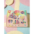 Blocos Magnéticos MonteKids® Brinquedo Educativo de Montar Para Crianças