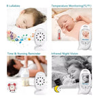 Babá Eletrônica Sem Fio Digital Com Visão Noturna