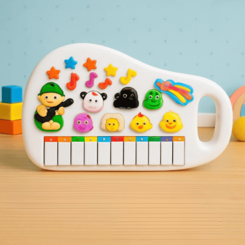 Piano Infantil Som de Bichos Teclado Brinquedo Animais Bebê