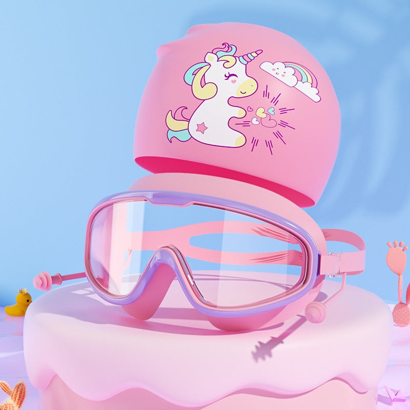 Óculos de Natação Splashy Panda™ - Lentes HD Antiembaçantes de Alta Definição