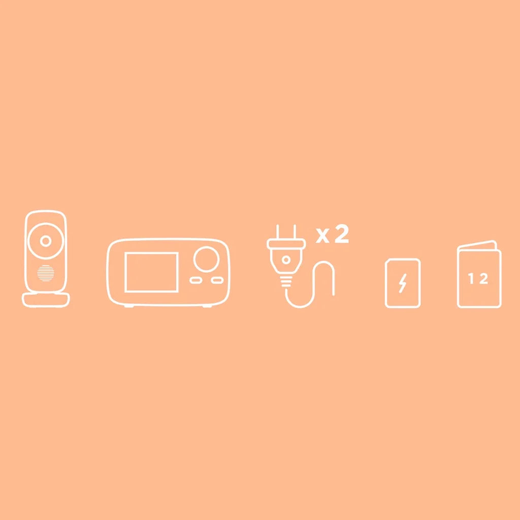 Babá Eletrônica VM483 Tela 2.8 LCD C/ Zoom - Motorola