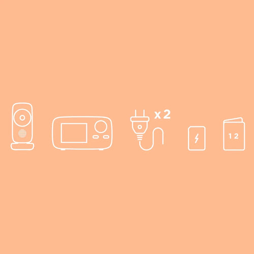 Babá Eletrônica VM483 Tela 2.8 LCD C/ Zoom - Motorola