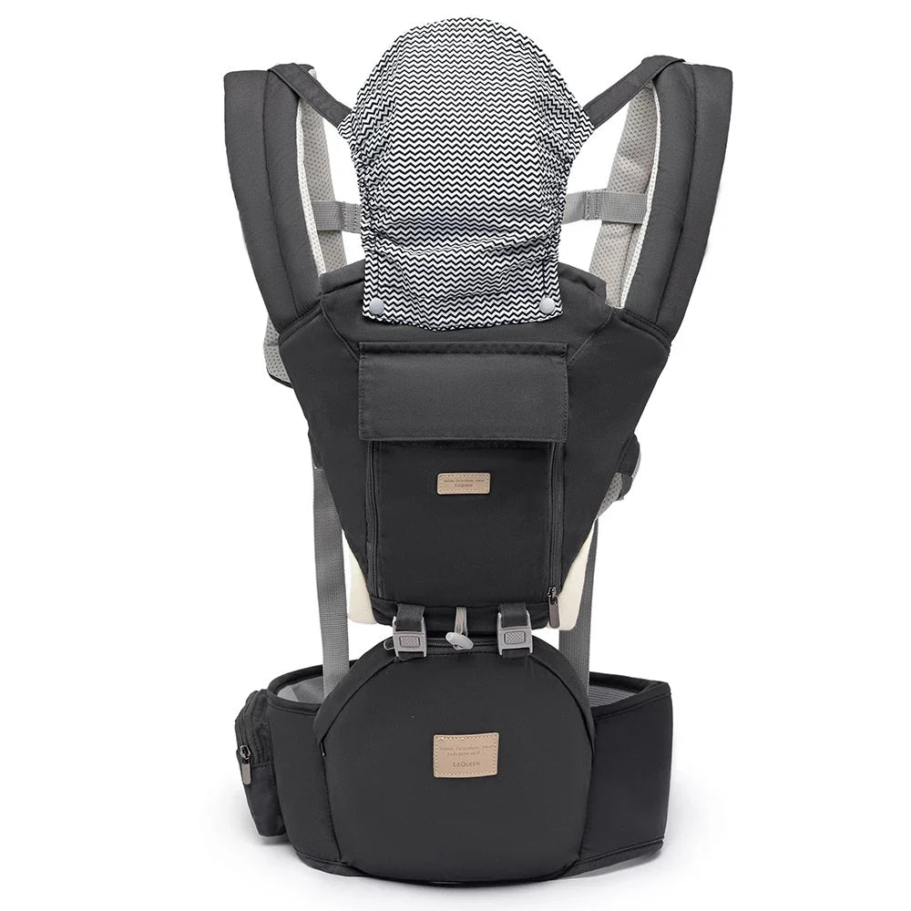 Canguru Ergonômico Lequeen Passeio Conforto Mamãe Bebê