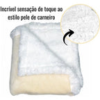 Manta Coberta Dupla Face Sherpa para Bebê