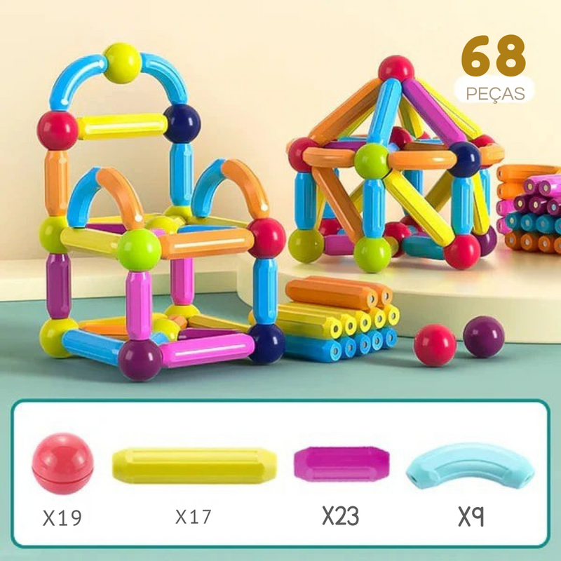 Blocos Magnéticos MonteKids®