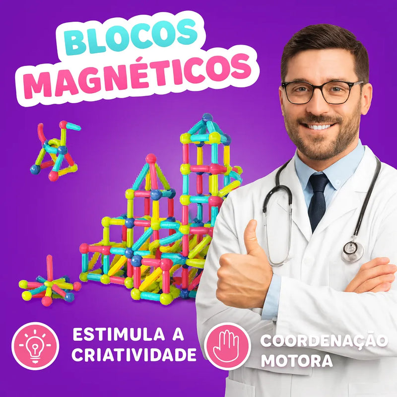 Blocos Magnéticos MonteKids®