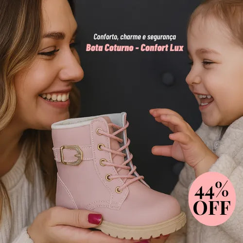 Bota Coturno inverno Confort Lux