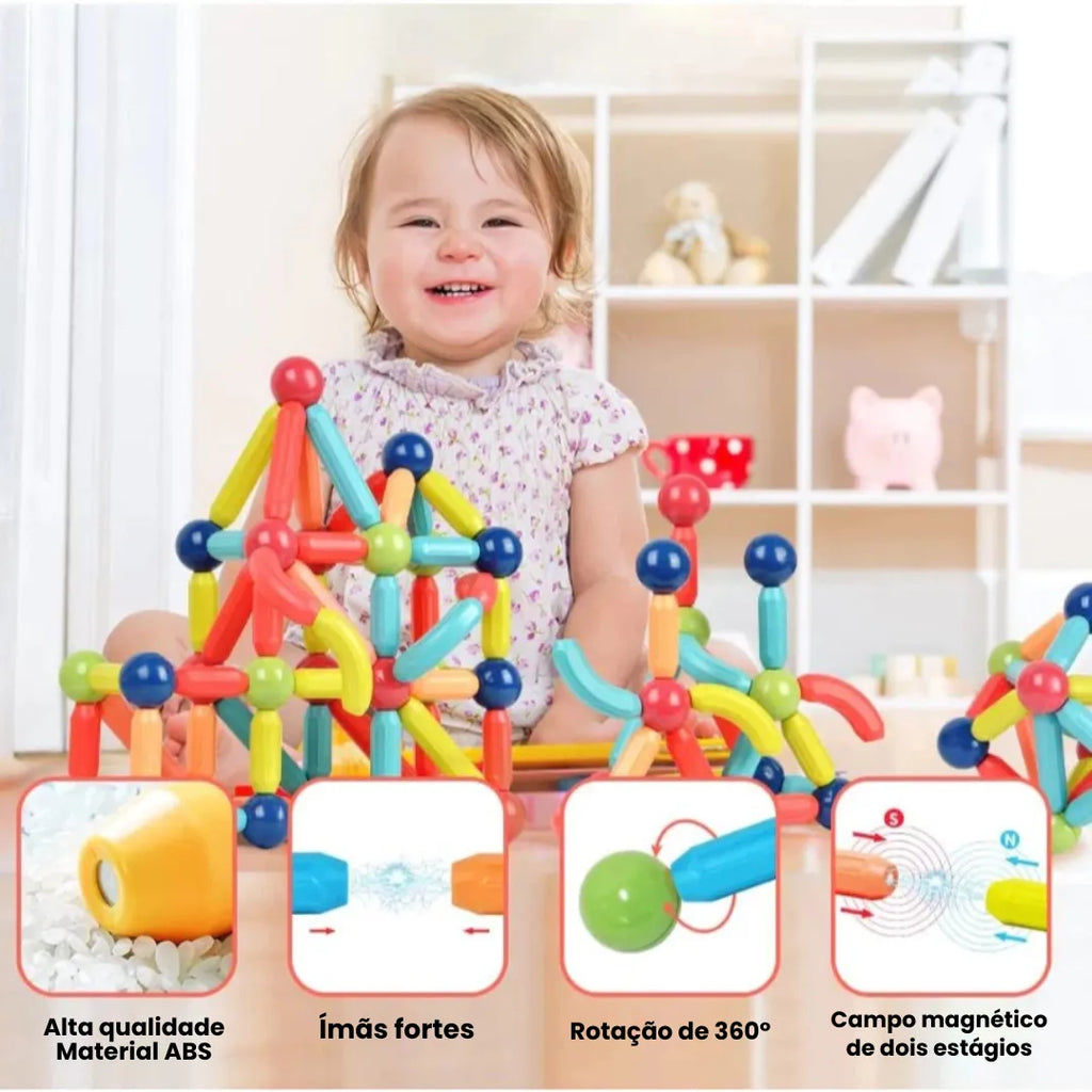 Blocos Magnéticos MonteKids®