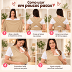 Wrap Sling para Bebê 5m em Malha Gel