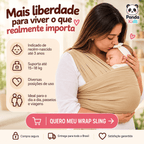 Wrap Sling para Bebê 5m em Malha Gel