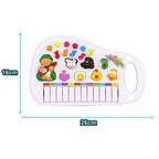 Piano Infantil Som de Bichos Teclado Brinquedo Animais Bebê