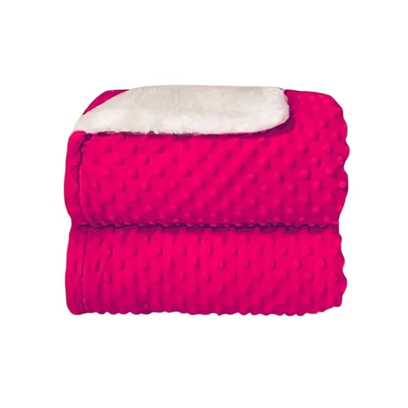 Cobertor Manta de Bebê com Sherpa Dupla Face Antialérgico Quentinho e Macio