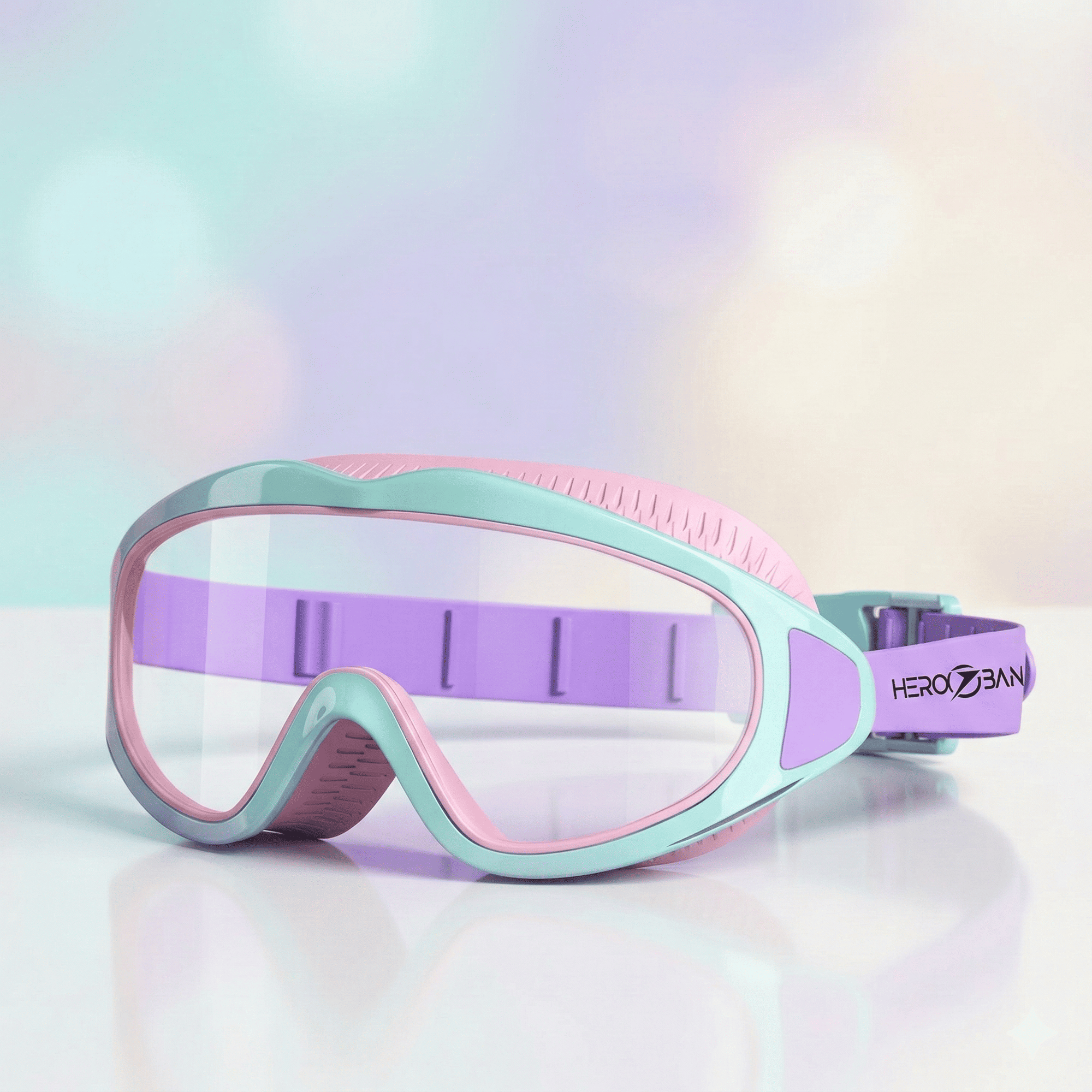 Óculos Natação Infantil Menino Menina Antiembaçante Proteção UV Veda e Ajuste Macio Panda Flow