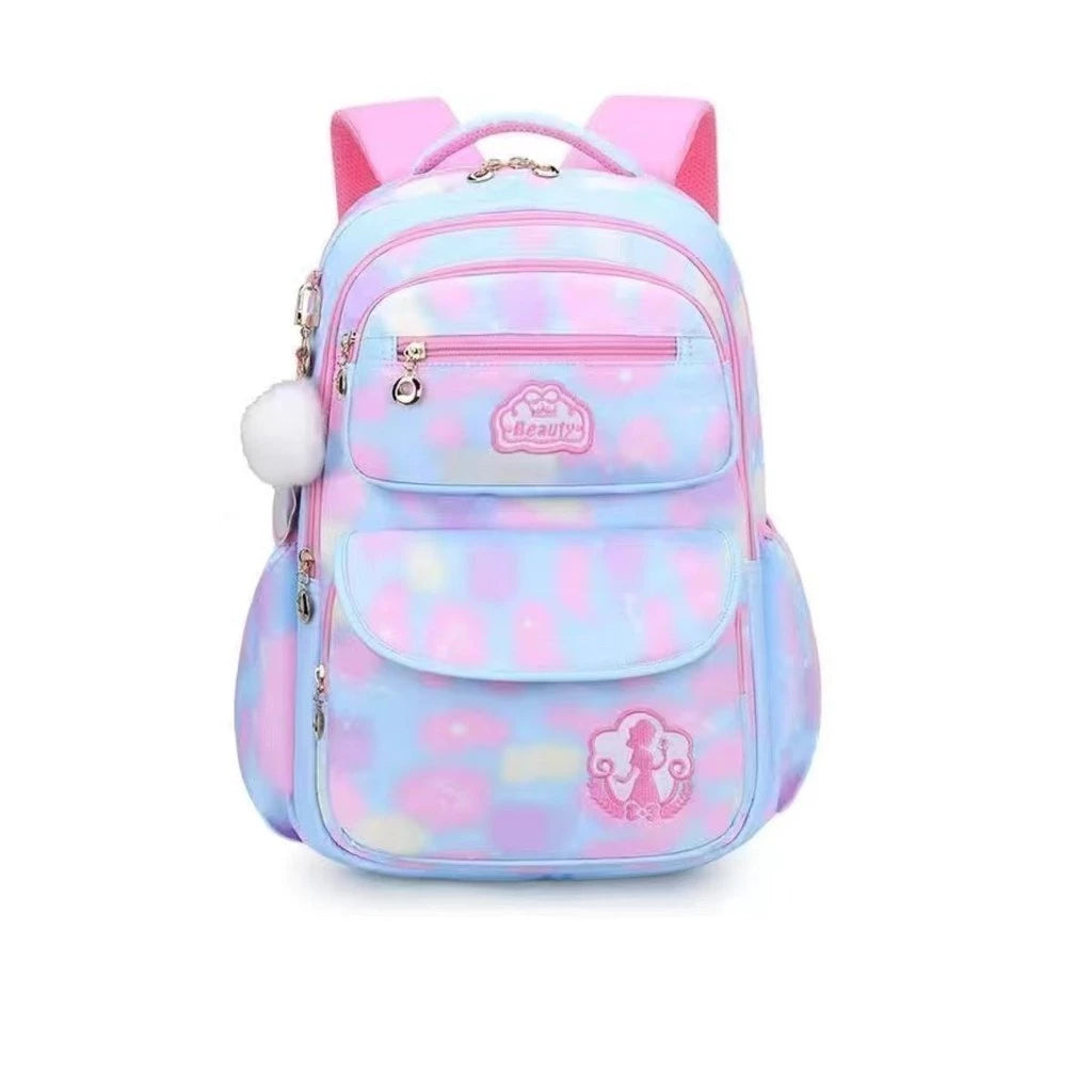 Bolsa Escolar Infantil Meninas Com Vários Compartimentos