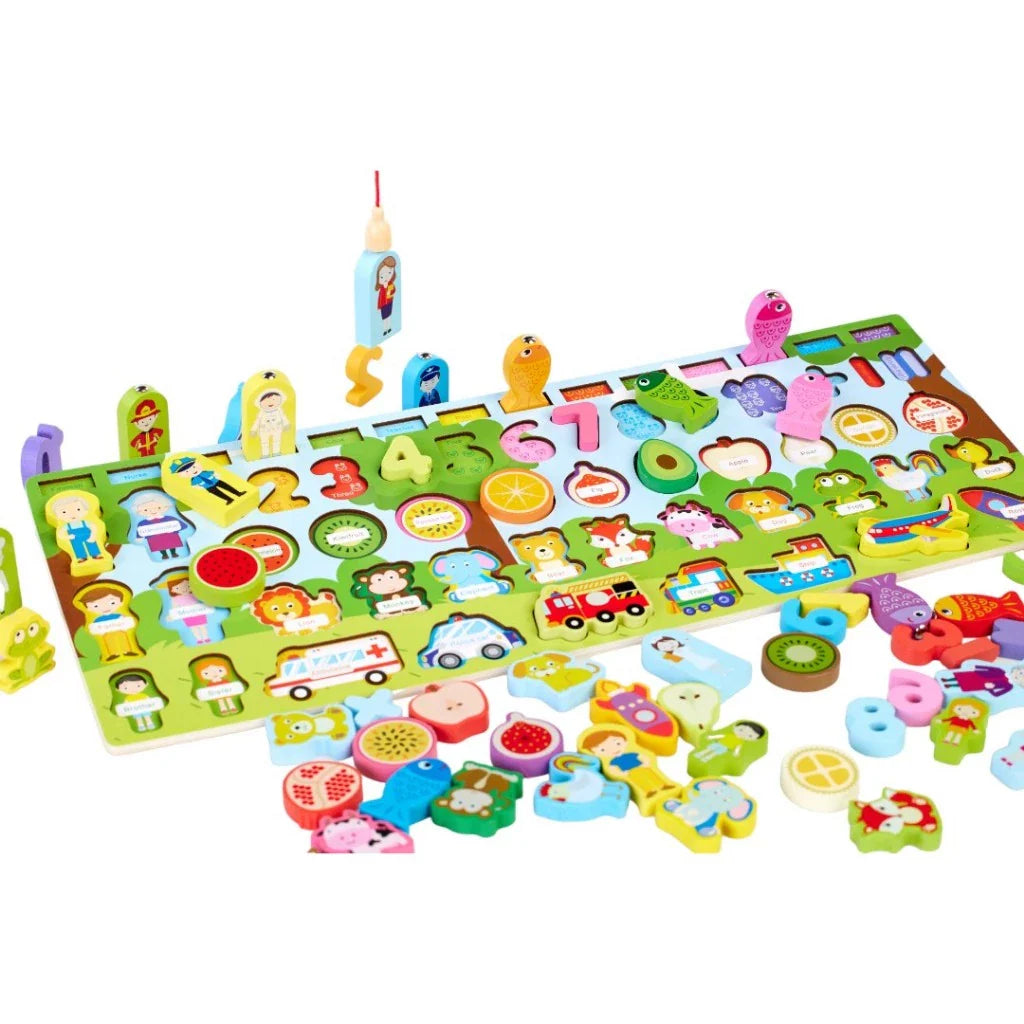 Tabuleiro Montessori MonteKids® Brinquedo Educativo