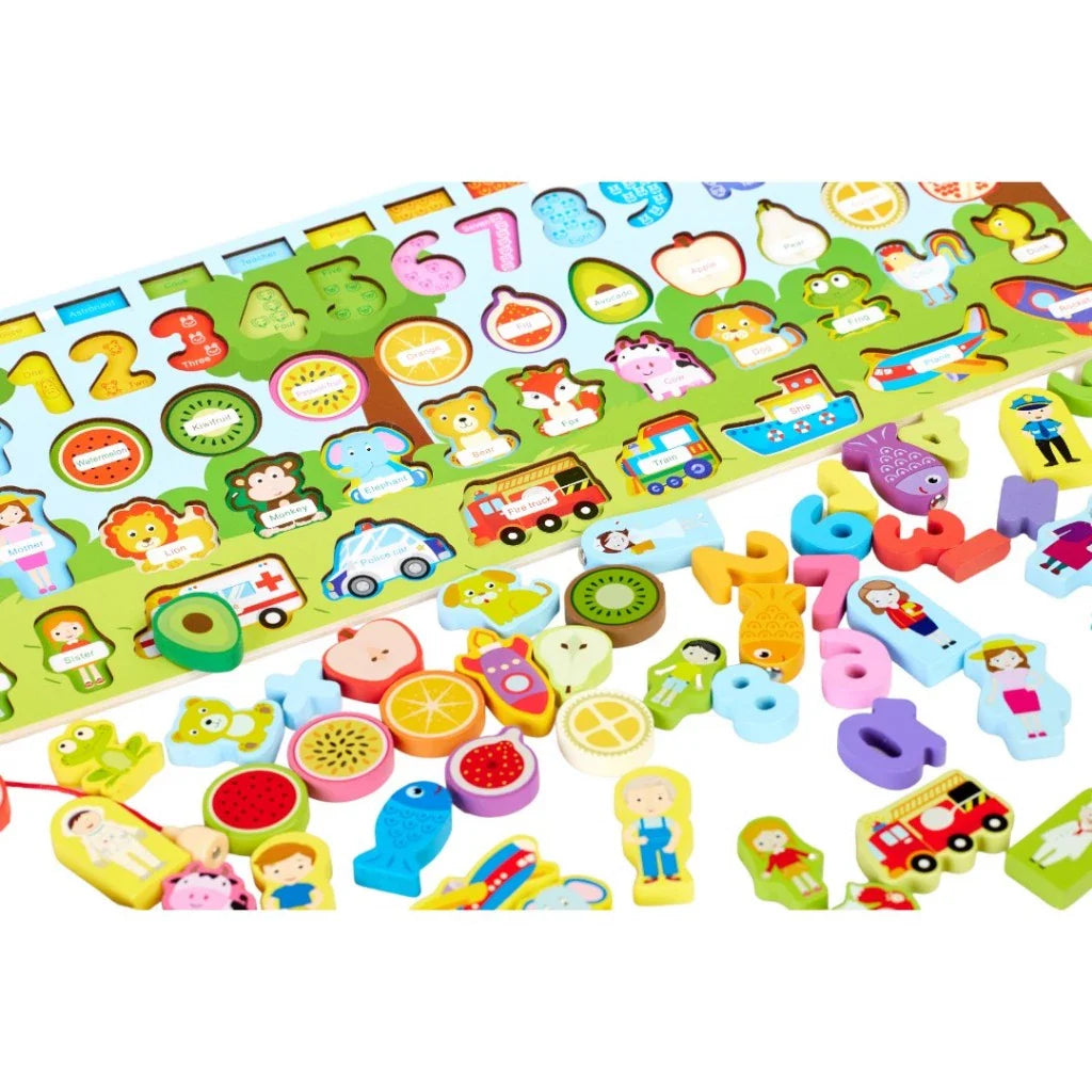 Tabuleiro Montessori MonteKids® Brinquedo Educativo