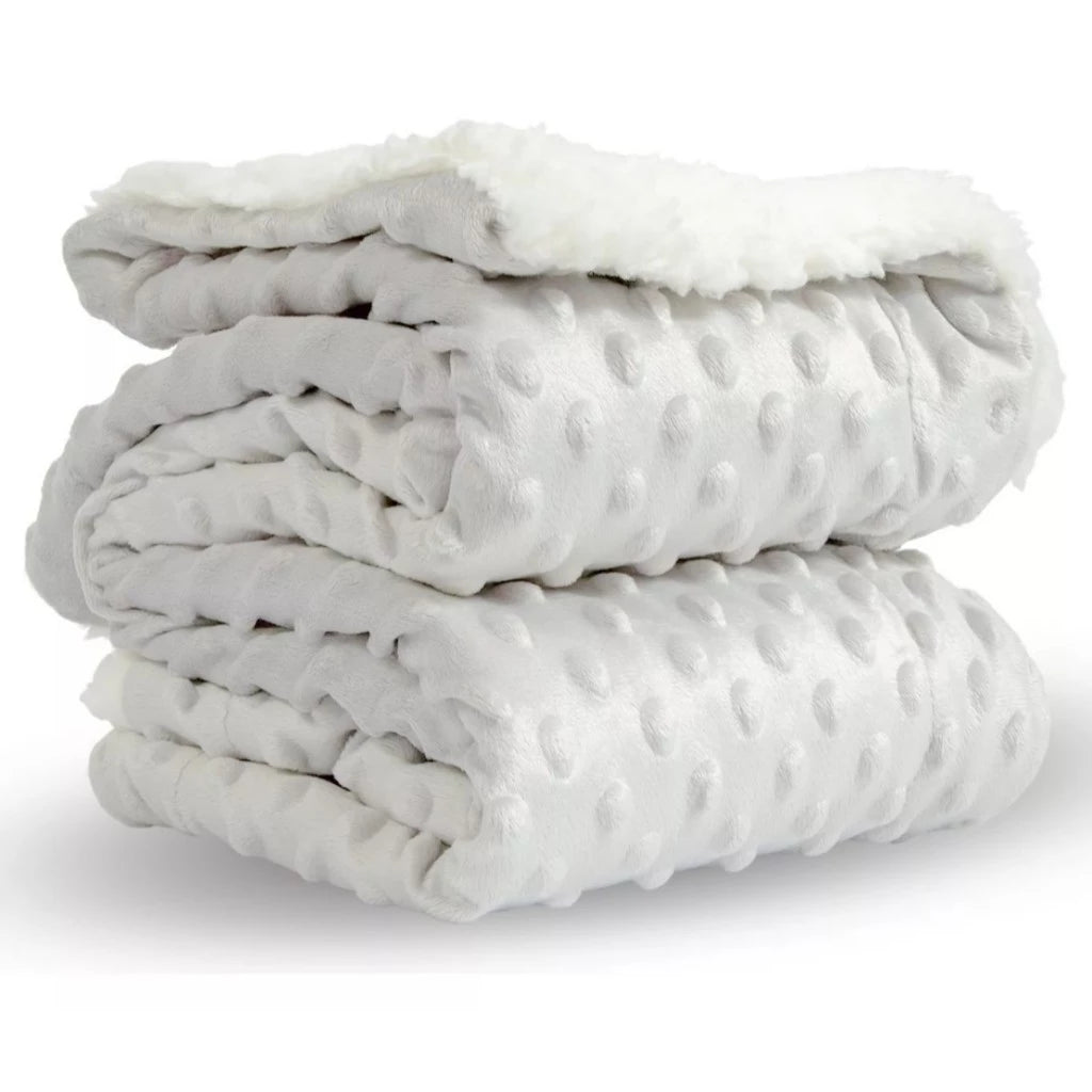 Cobertor de Bebê com Sherpa Dupla Face Antialérgico