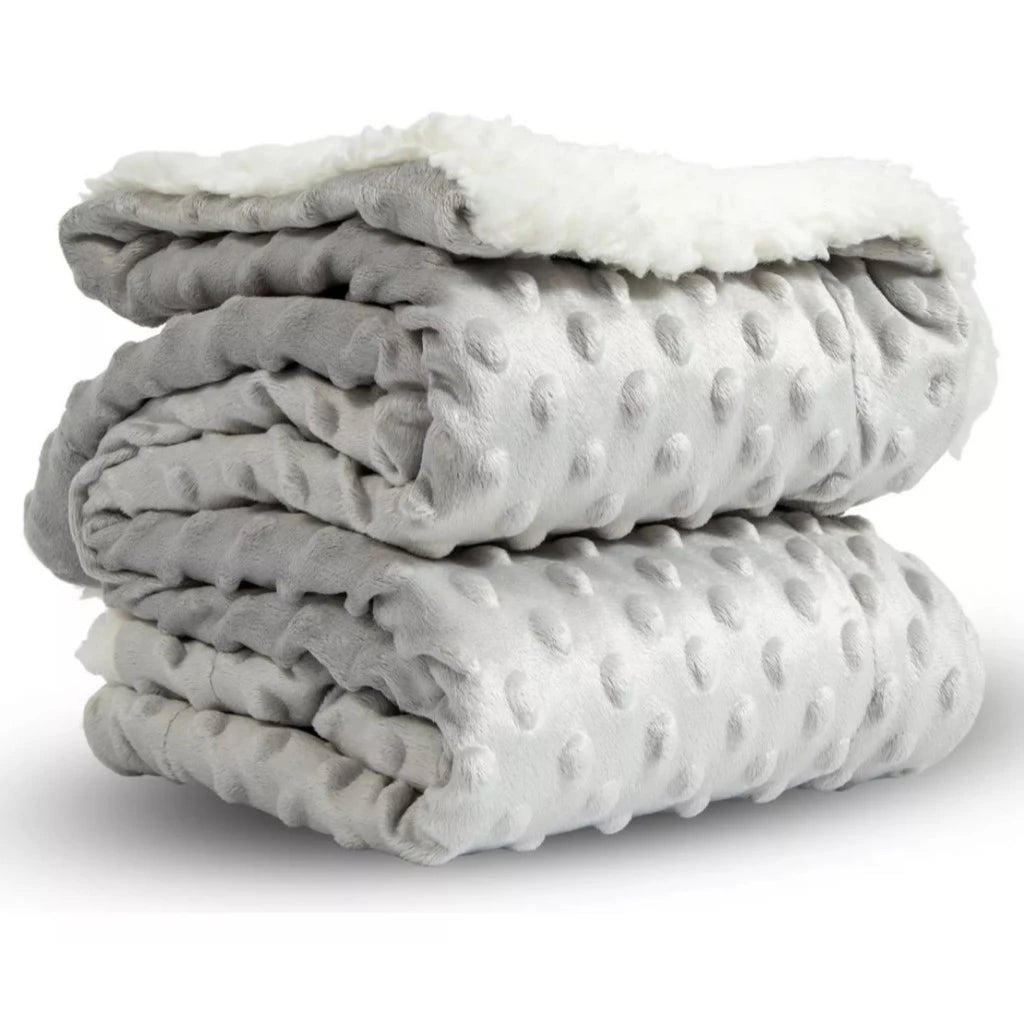 Cobertor de Bebê com Sherpa Dupla Face Antialérgico