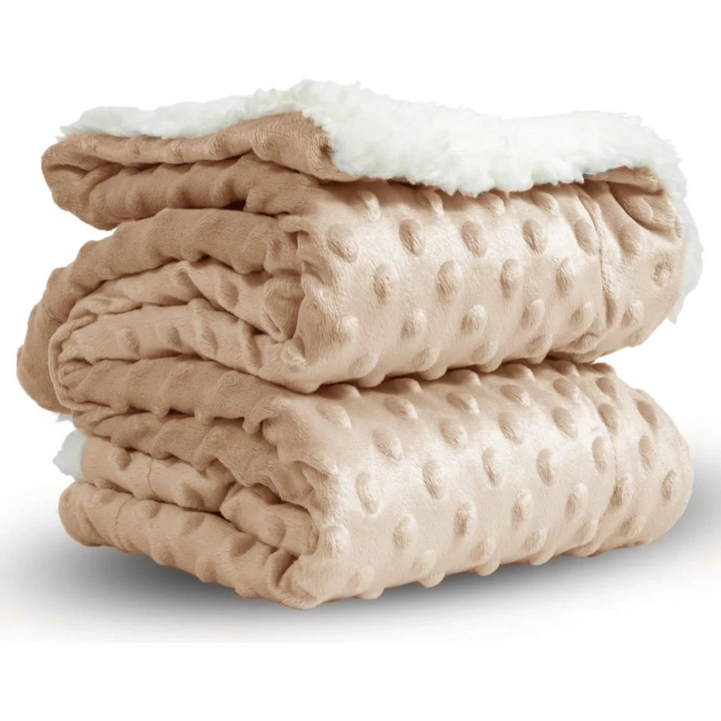 Cobertor de Bebê com Sherpa Dupla Face Antialérgico