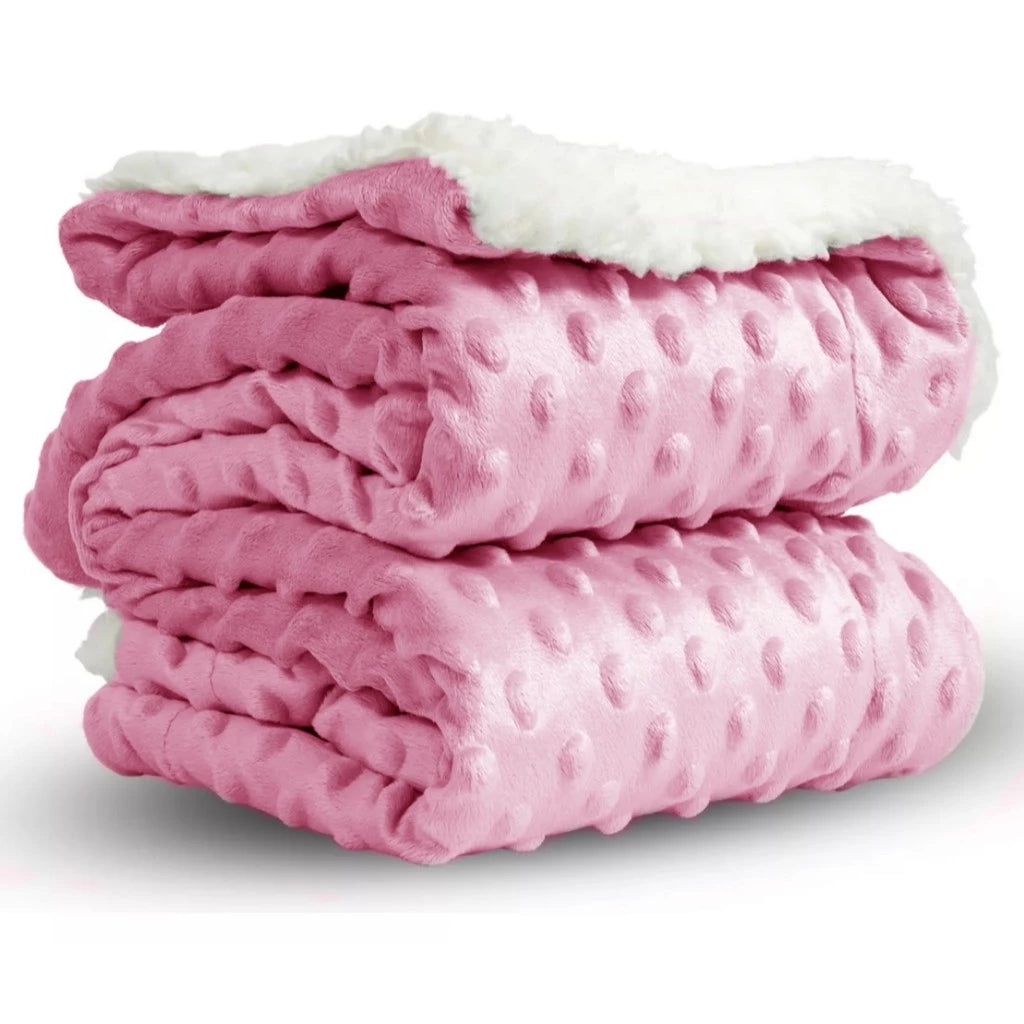 Cobertor de Bebê com Sherpa Dupla Face Antialérgico