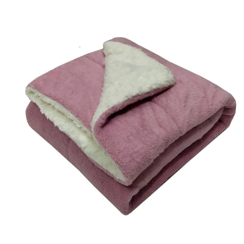 Manta Coberta Dupla Face Sherpa para Bebê