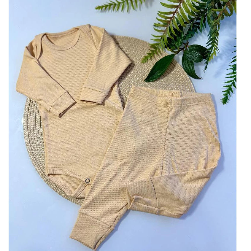Conjunto Bebê Body Manga Longa e Calça - Kit 6 Peças