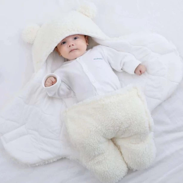 Saco de Dormir Panda Kids Para Bebê com Sherpa