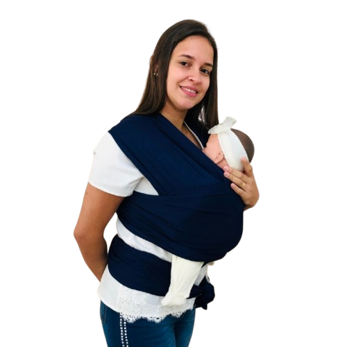 Sling de Bebê Wrap Sling Malha 5 Metros Tecido Respirável e Confortável
