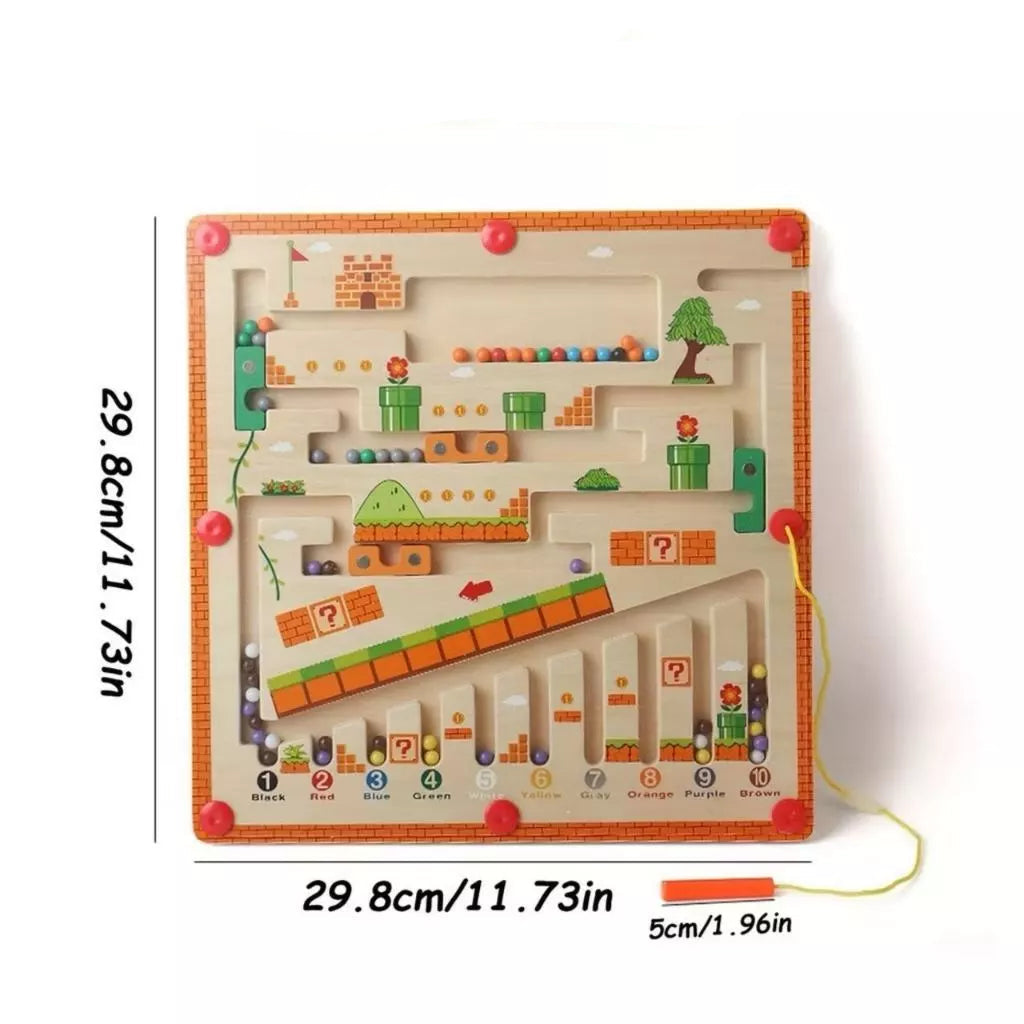 Puzzle Educacional de Madeira Montessori