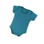 Kit 5 Peças Body Bebê Manga Curta Malha Lisa 100% Algodão