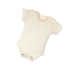 Kit 5 Peças Body Bebê Manga Curta Malha Lisa 100% Algodão