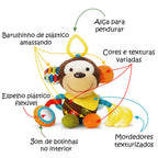 Pelúcia Fofoluxo com Chocalho e Mordedor