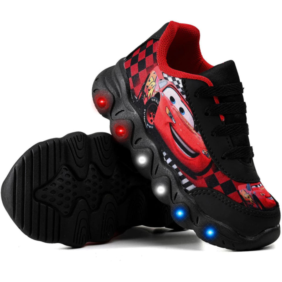 Tênis Infantil Menino Com Led McQueen