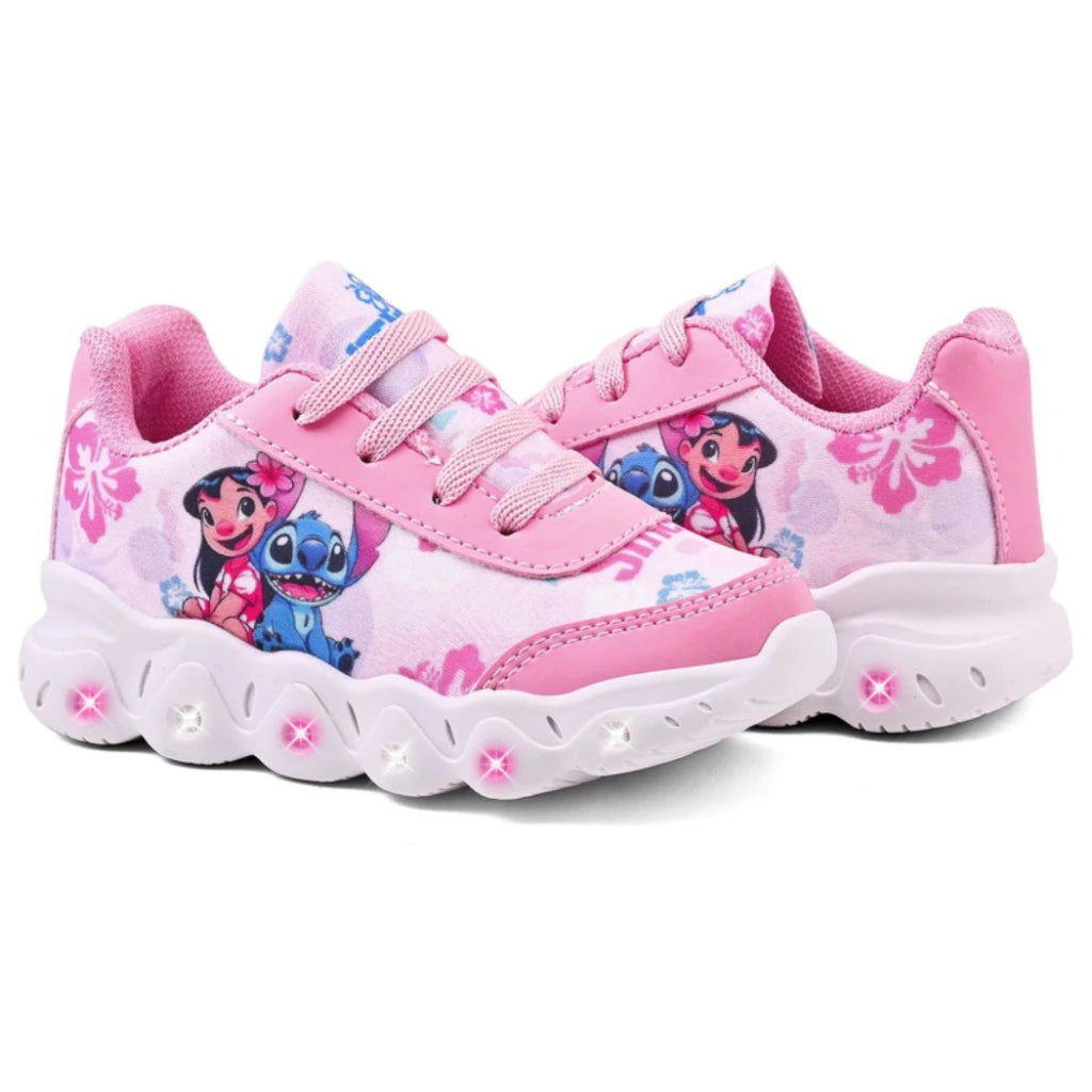 Tênis Stitch Infantil com Luzes LED