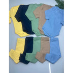 Conjunto Bebê Body Manga Longa e Calça - Kit 6 Peças