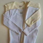 Conjunto Bebê Body Manga Longa + Calça Canelada - 6 Peças