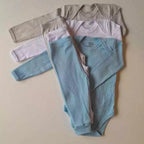 Conjunto Bebê Body Manga Longa + Calça Canelada - 6 Peças