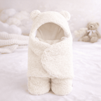Saco de Dormir Para Bebê Menino Menina com Sherpa Peluciado Quentinho Macio