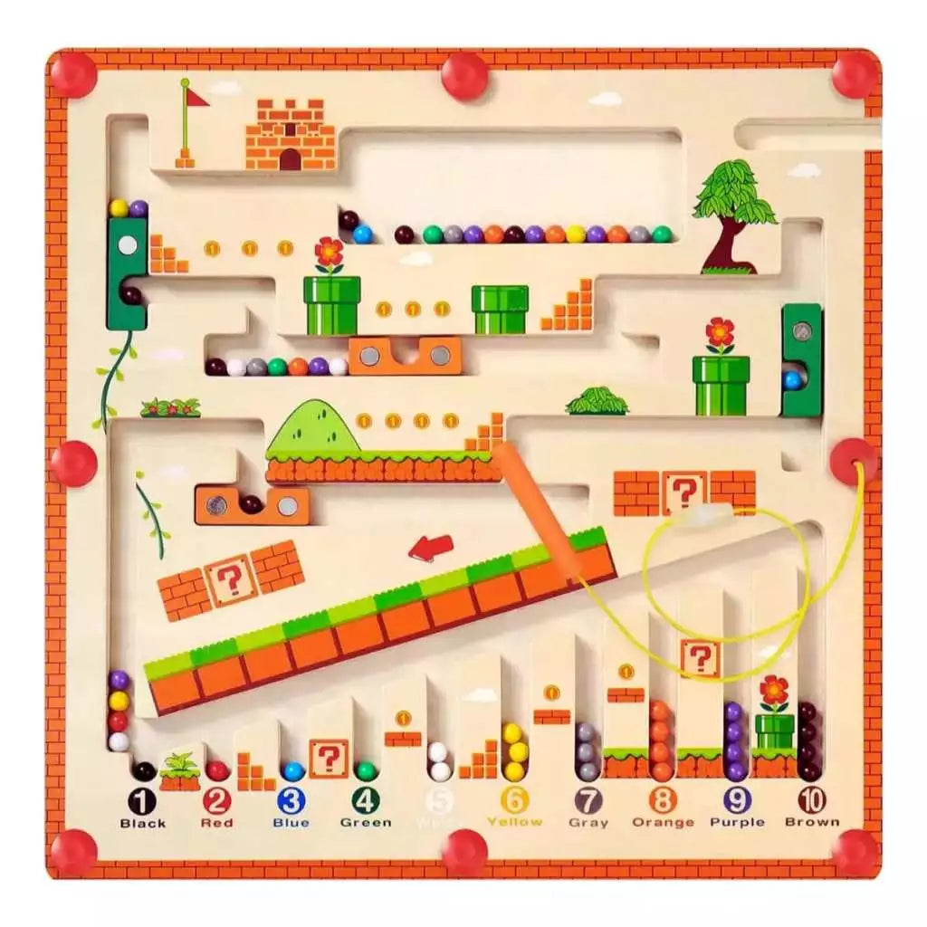 Labirinto Magnético Infantil Brinquedo Educativo Montessori