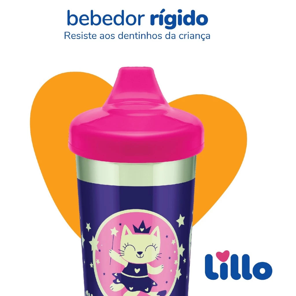 Copo Antivazamento Glow Max 320ml Lillo