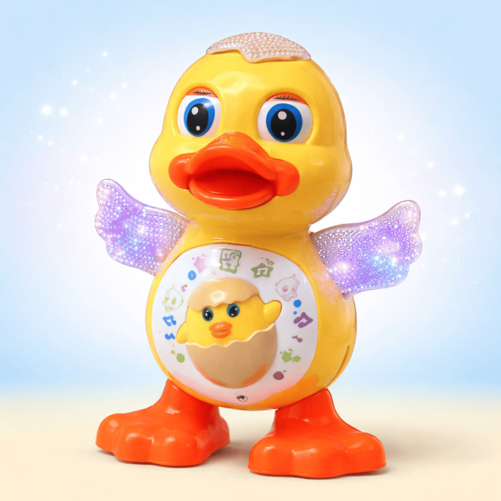 Brinquedo Infantil Pato Dançante Musical Com Luzes Ducky Panda