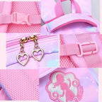 Bolsa Escolar Infantil Meninas Com Vários Compartimentos