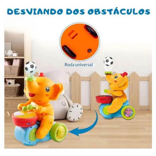 EliPop™ - Elefante Musical com Bola Flutuante