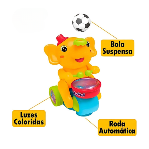 EliPop™ - Elefante Musical com Bola Flutuante