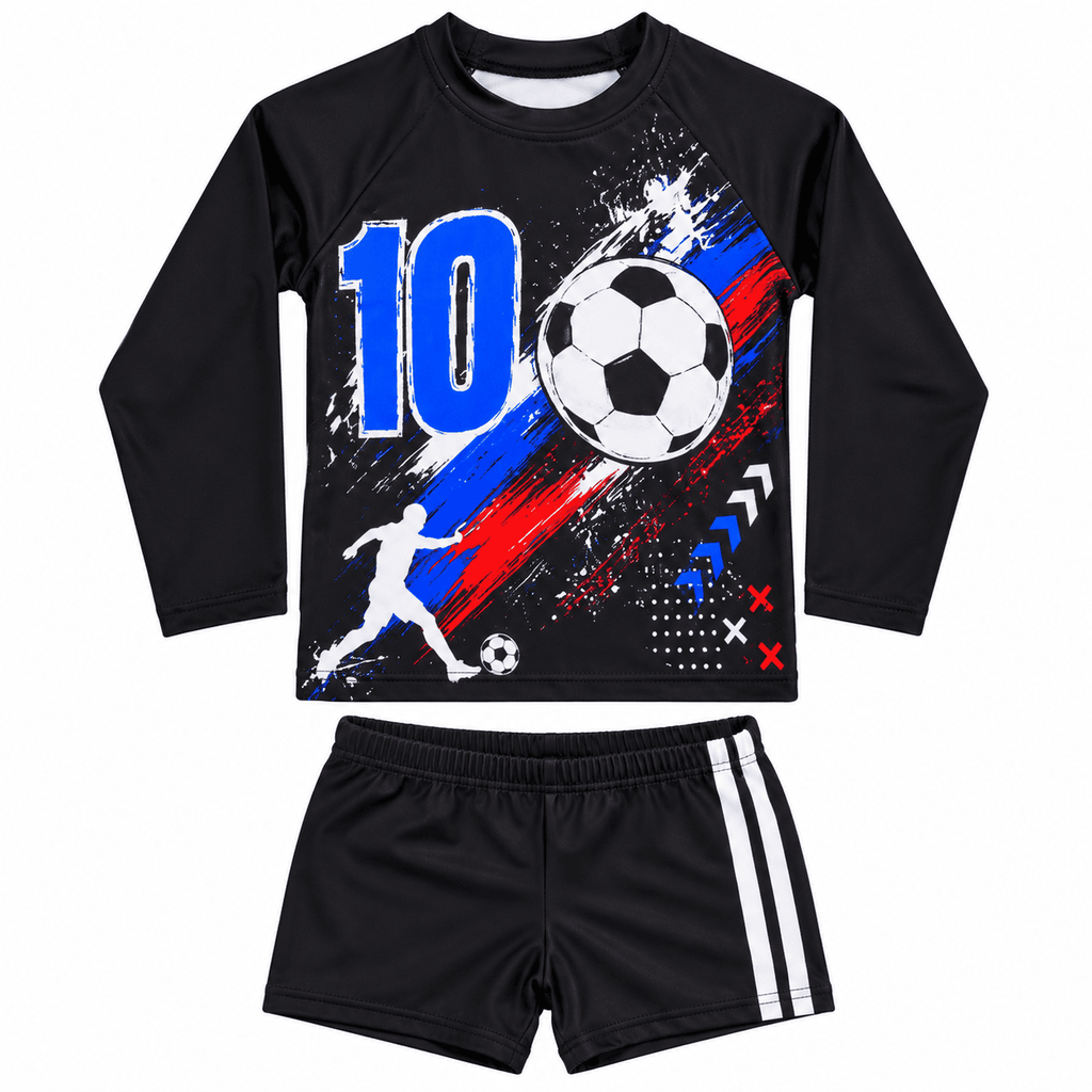 Conjunto Blusa + Sunga Proteção UV Solar Natação Menino