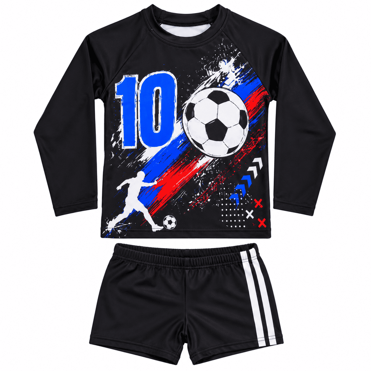 Conjunto Blusa + Sunga Proteção UV Solar Natação Menino
