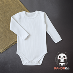 Conjunto Bebê Body Manga Longa + Calça Canelada - 6 Peças