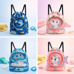 Bolsa de Natação Infantil Menino Menina Impermeável Organizadora Guarda Óculos Roupa Chinelo