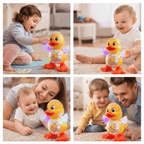 Brinquedo Infantil Pato Dançante Musical Com Luzes Ducky Panda
